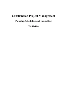 Construction project management planning scheduling and controlling chitkara
