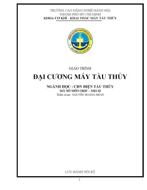 Giáo trình đại cương máy tàu thủy ngành cđn điện tàu thủy