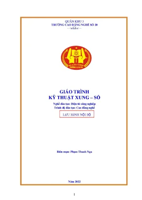 Giáo trình kỹ thuật sung số nghề điện tử công nghiệp cđ