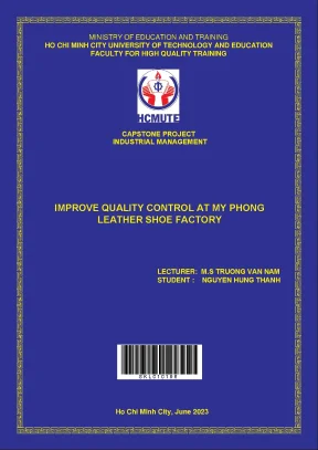 Improve quality control at my phong leather shoe factory
