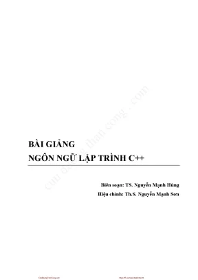 Lap trinh c nguyen manh hung c bai giang cuuduongthancong com