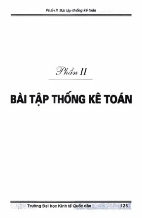 Bài tập xác suất và thống kê toán phần 2
