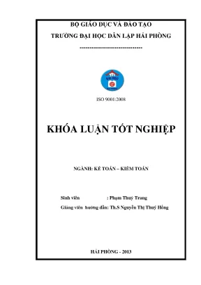Hoàn thiện tổ chức công tác kế toán nguyên vật liệu tại công ty cổ phần việt thịnh