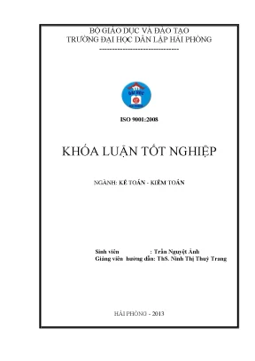 Hoàn thiện tổ chức công tác kế toán doanh thu chi phí và xác định kết quả kinh doanh tại công ty cổ phần xây dựng số 12