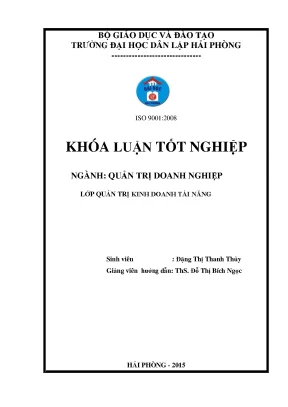 Phân tích tài chính và một số biện pháp cải thiện tình hình tài chính tại công ty cổ phần công nghệ và thương mại trang khanh