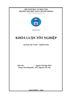 Luận văn hpu hoàn thiện công tác kế toán tài sản cố định tại công ty tnhh thương mại vic