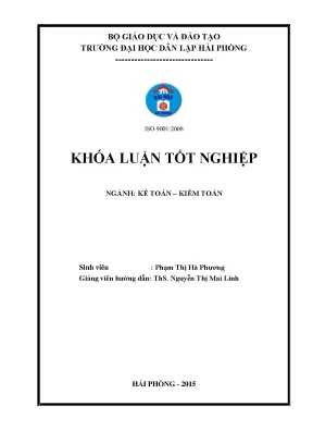 Hoàn thiện công tác kế toán vốn bằng tiền tại chi nhánh công ty tnhh china shipping việt nam tại hải phòng
