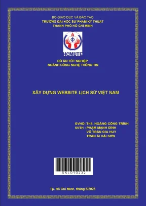 Xây dựng website lịch sử việt nam