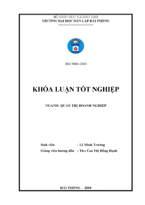 Một số biện pháp nâng cao hiệu quả sử dụng nguồn nhân lực tại doanh nghiệp tư nhân thủy sản sơn hải