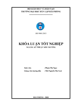 Đánh giá hiện trạng xử lý môi trường tại nhà máy nến aroma bay candels