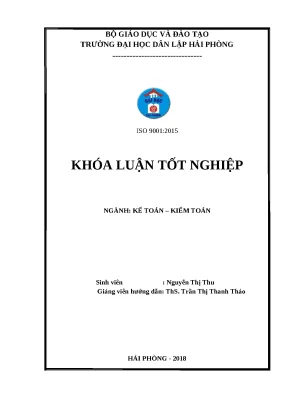 Luận văn hpu hoàn thiện công tác kế toán hàng hóa tại công ty tnhh thương mại hoàng hiến