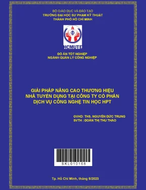 Giải pháp nâng cao thương hiệu nhà tuyển dụng tại công ty cổ phần dịch vụ công nghệ tin học hpt