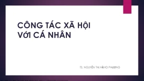 Công tác xã hội với cá nhân