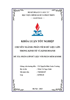 Phân tích dữ liệu lớn trong kinh tế và kinh doanh