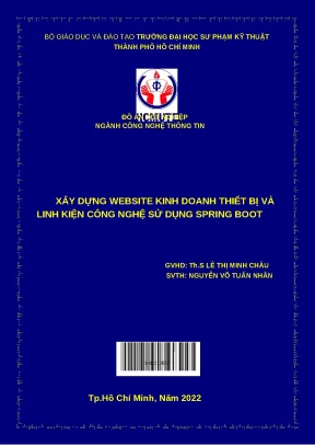 Luận văn xây dựng website kinh doanh thiết bị và linh kiện công nghệ sử dụng spring boot