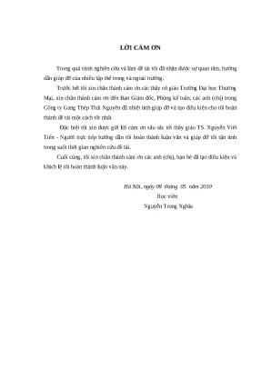Luận văn thạc sĩ phương pháp nghiên cứu và các kết quả phân tích thực trạng tổ chức công tác kế toán tại công ty gang thép thái nguyên