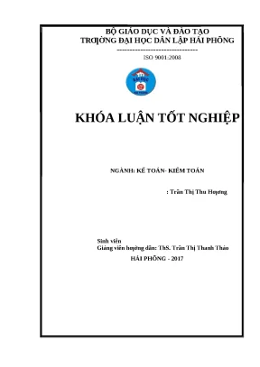 Luận văn hpu hoàn thiện công tác kế toán doanh thu chi phí và xác định kết quả kinh doanh tại công ty tnhh xây dựng và phát triển tuấn hưng