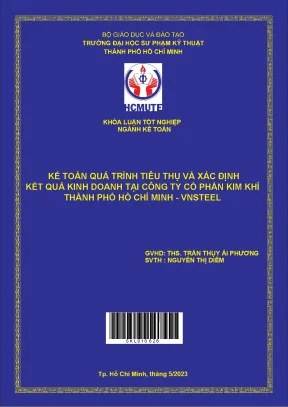 Kế toán quá trình tiêu thụ và xác định kết quả kinh doanh tại công ty cổ phần kim khí thành phố hồ chí minh vnsteel