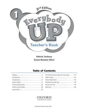 Everybody up 1 teacher book 2nd edition