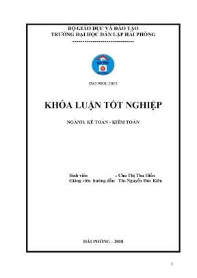 Hoàn thiện tổ chức kế toán doanh thu chi phí và xác định kết quả kinh doanh tại công ty tnhh thiết bị nhật anh