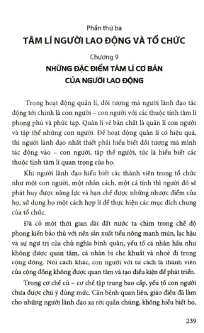 Giáo trình tâm lý học quản lý phần 2 vũ hùng