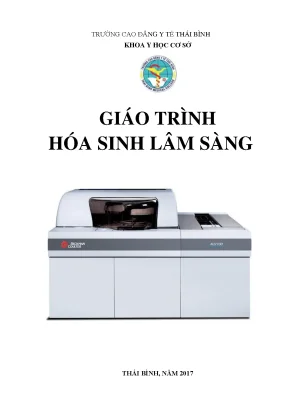 Giáo trình hóa sinh lâm sàng trường cđ y tế thái bình
