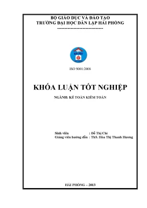 Hoàn thiện công tác kế toán doanh thu chi phí và xác định kết quả kinh doanh tại công ty tnhh mtv xuất nhập khẩu t b h