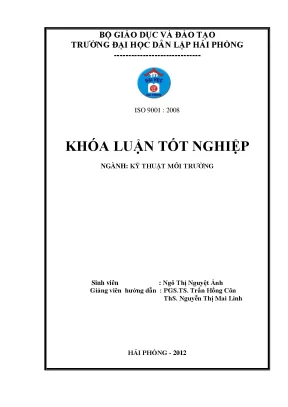 Tính toán thiết kế hệ thống xử lý nước thải nhà máy bia công suất 3000 m3ngày đêm