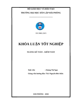 Luận văn hpu hoàn thiện công tác kế toán doanh thu chi phí và xác định kết quả kinh doanh tại công ty tnhh tiếp vận mercury việt nam