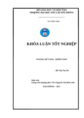 Luận văn hpu hoàn thiện công tác kế toán hàng hóa tại công ty tnhh thương mại dịch vụ đông nam á