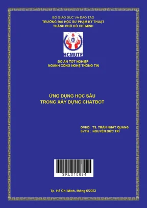 Ứng dụng học sâu trong xây dựng chatbot
