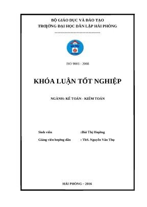Luận văn hpu hoàn thiện công tác kế toán hàng hóa tại công ty tnhh sản xuất và kinh doanh thép đại phong