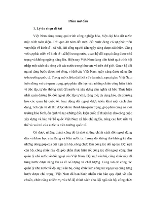 Luận văn ths qlc quản lý công chức làm công tác đối ngoại trên địa bàn tỉnh kiên giang