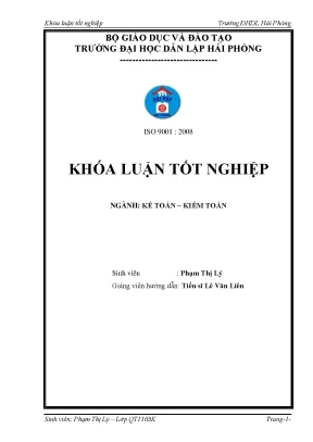 Hoàn thiện công tác kế toán doanh thu chi phí và xác định kết quả kinh doanh tại công ty cổ phần nhựa hyphen