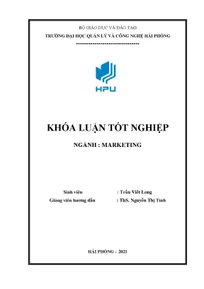 Giải pháp nhằm hoàn thiện công tác marketing tại công ty tnhh thanh tú