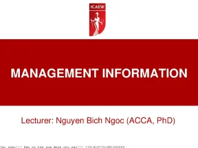 Management information