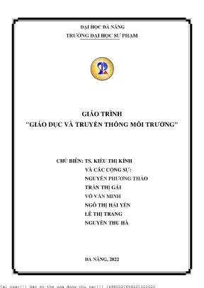 Giáo dục và truyền thông môi trường