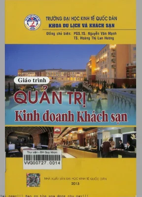 Giáo trình quản trị kinh doanh khách sạn