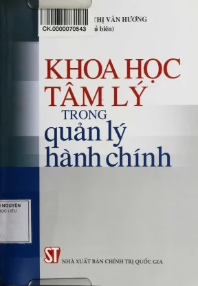 Tâm lý khoa học trong quản lý hành chính