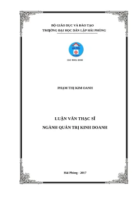 Luận văn hpu thu hút vốn đầu tư trực tiếp nước ngoài vào việt nam nghiên cứu sâu cho trường hợp hải phòng