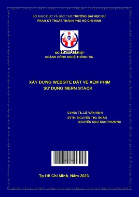 Luận văn xây dựng website đặt vé xem phim sử dụng mern stack