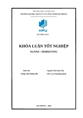 Luận văn một số giải pháp nhằm hoàn thiện công tác marketing tại công ty tnhh tuấn châu