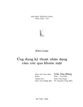 Khóa luận hệ thống nhận dạng cảm xúc gương mặt realtime cython python emotionrecognition