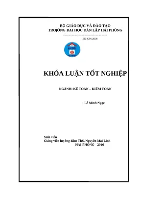 Luận văn hpu hoàn thiện công tác kế toán hàng hóa tại công ty tnhh sản xuất và thương mại mỹ phát