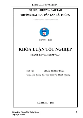 Hoàn thiện tổ chức kế toán doanh thu chi phí và xác định kết quả kinh doanh tại công ty cổ phần thương mại quang linh