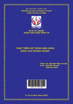 Phát triển hệ thống bán hàng dành cho doanh nghiệp