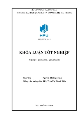 Hoàn thiện công tác kế toán thanh toán với người mua người bán tại công ty cổ phần thương mại xây dựng vận tải thức quyên