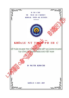 Kế toán doanh thu và xác định kết quả kinh doanh tại công ty tnhh freecode việt nam