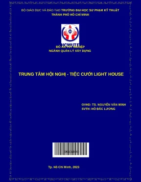 Luận văn trung tâm hội nghị tiệc cưới light house