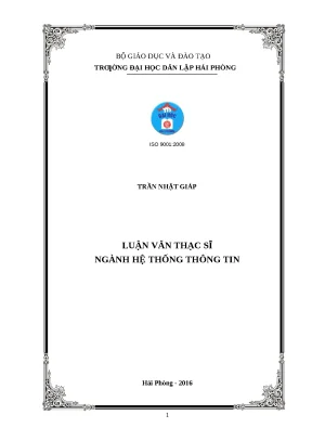 Luận văn hpu đánh giá dự án đầu tư và lập lịch quản lý dự án tự động
